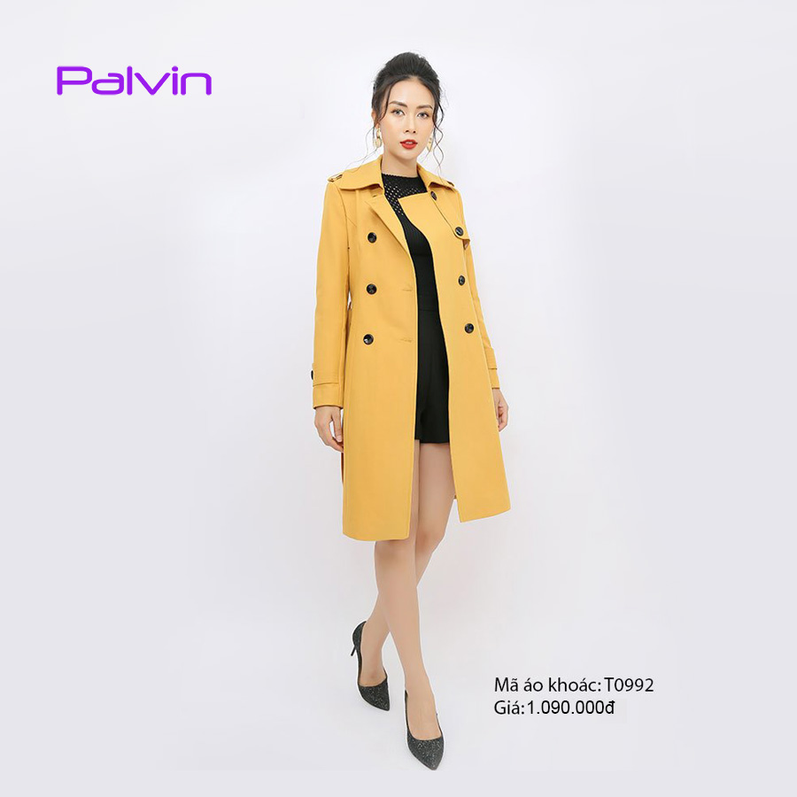 Áo Khoác Dài Cotton Nữ Thời Trang Palvin T0992 - Palvin