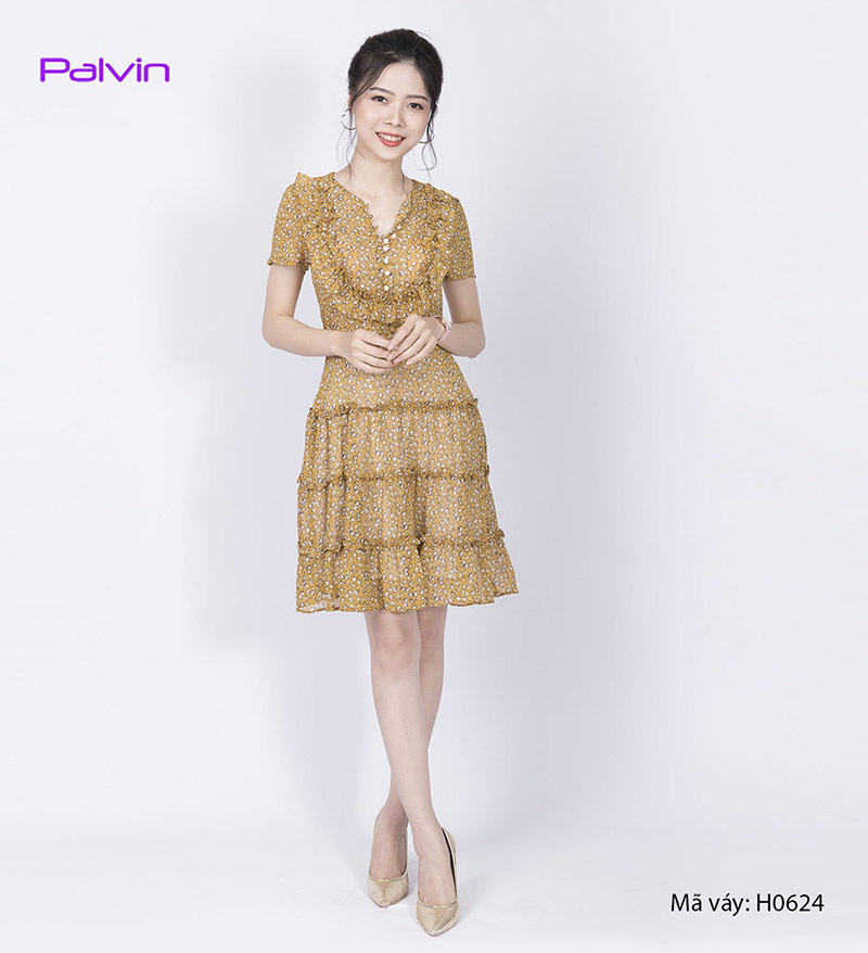 Váy Voan Hoa Nhí Dáng Dài - Váy Fashion