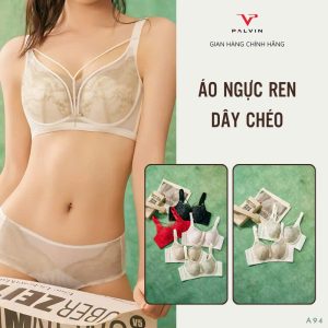 Áo ngực ren dây chéo