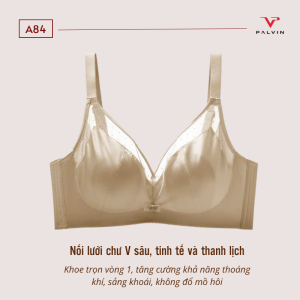 [A84] Áo Ngực Lụa Satin Cao Cấp Đệm Mỏng 0,5cm Có Gọng Dẻo