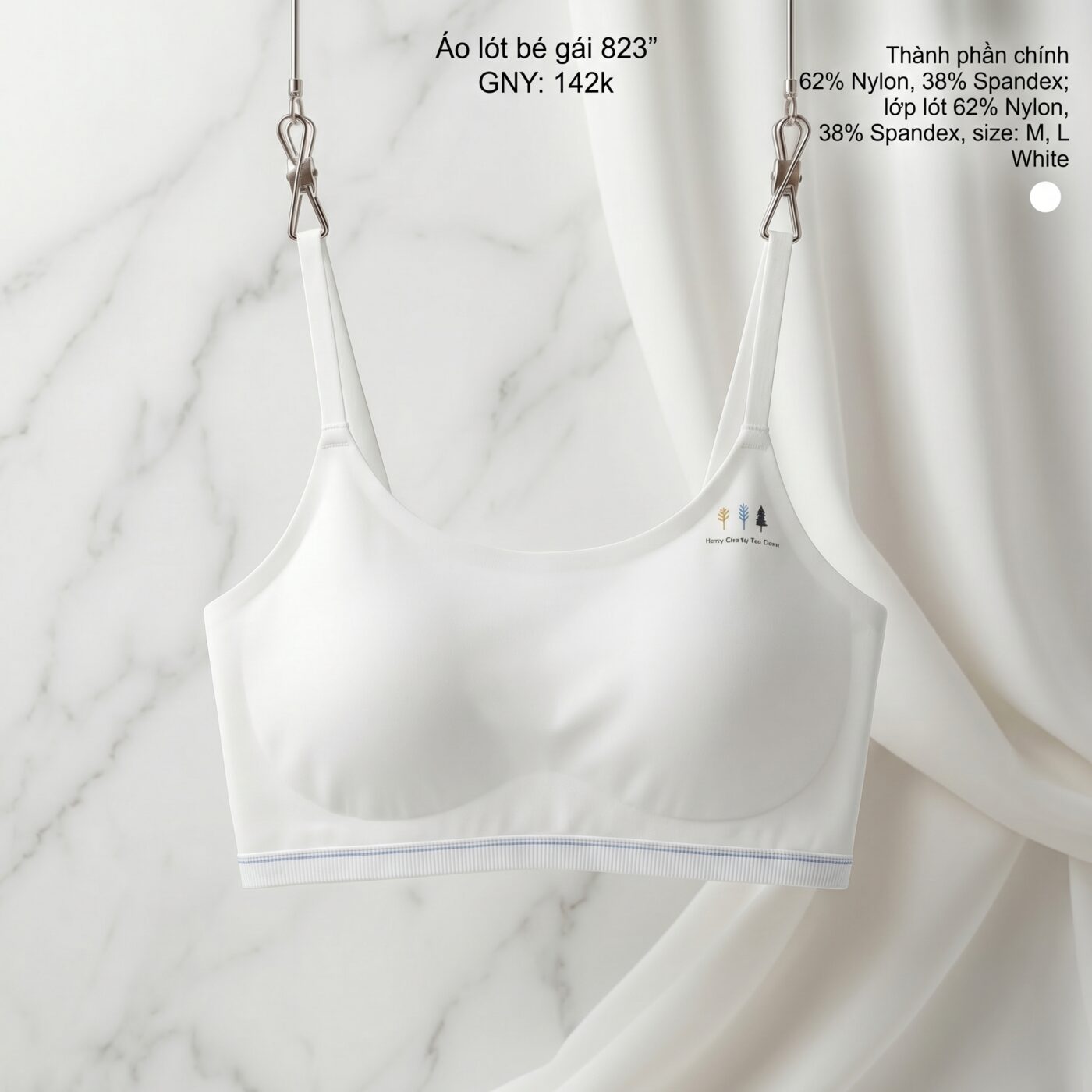 Áo lót bé gái 823 lxann135 | Size  M.L