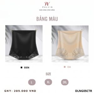 Quần gen cạp thấp chân phối ren  8502 | Size  S. M. L. XL