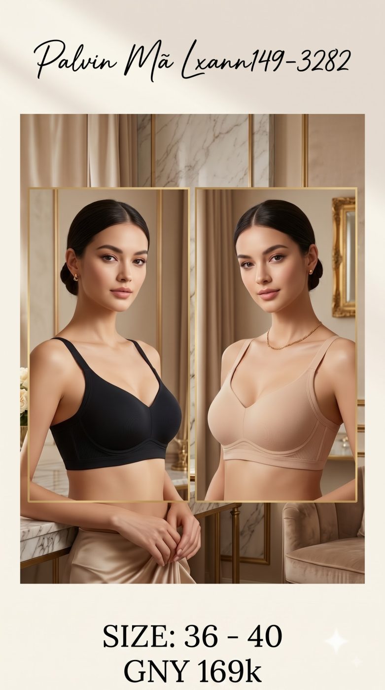 LXANN149-3282 – ÁO LÓT NỮ LIỀN MẠCH | SIÊU NHẸ, THOÁNG KHÍ, NÂNG ĐỠ TỰ NHIÊN