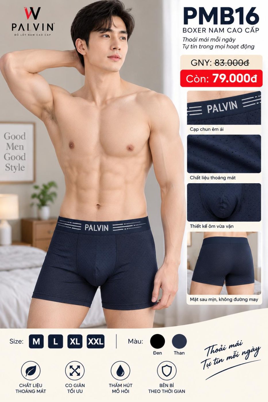 PMB16 – BOXER NAM CAO CẤP